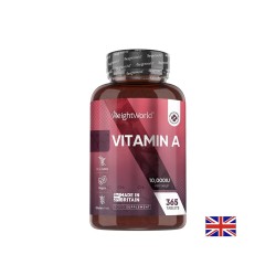 Витамин A 10 000 IU / 3000 µg – Зрение, имунитет и кожа, 365 таблетки