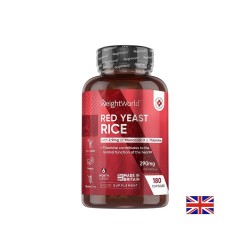 Червен ориз 290 mg + Коензим Q10 10 mg – Холестерол и сърдечно здраве, 180 капсули