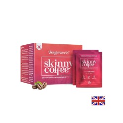 Skinny Coffee – 28 дневна програма за отслабване със зелено кафе, чай и L-карнитин, 28 сашета