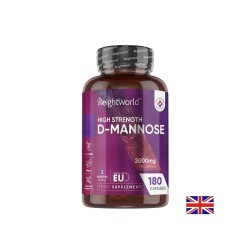 D-Маноза 666 mg – Здрав уринарен тракт, 180 капсули