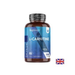 L-Карнитин 1000 mg – Енергия, метаболизъм и контрол на теглото, 120 капсули