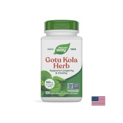 Студени крайници, кръвообращение - Готу Кола, 475 mg, 100 капсули Nature’s Way Студени крайници, кръвообращение - Готу Кола, 475 mg, 100 капсули Nature’s Way
