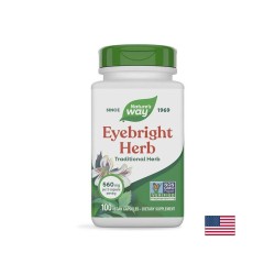 Eyebright Herb - Очанка – билка за здрави очи, 430 mg, 100 капсули  Nature’s Way Eyebright Herb - Очанка – билка за здрави очи, 430 mg, 100 капсули  Nature’s Way