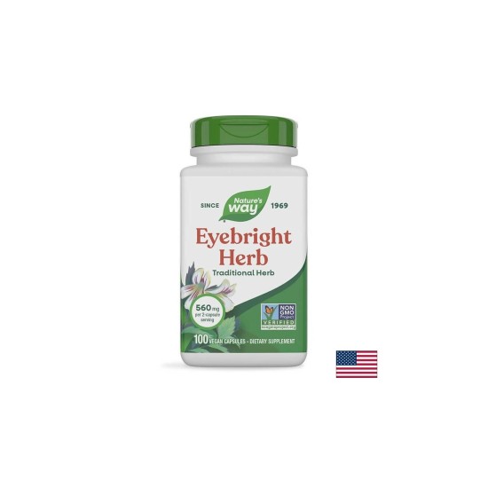 Eyebright Herb - Очанка – билка за здрави очи, 430 mg, 100 капсули  Nature’s Way