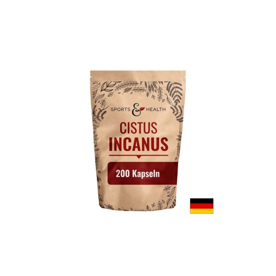Цистус инканус 430 mg – Имунна защита и антиоксидантна подкрепа, 180 капсули