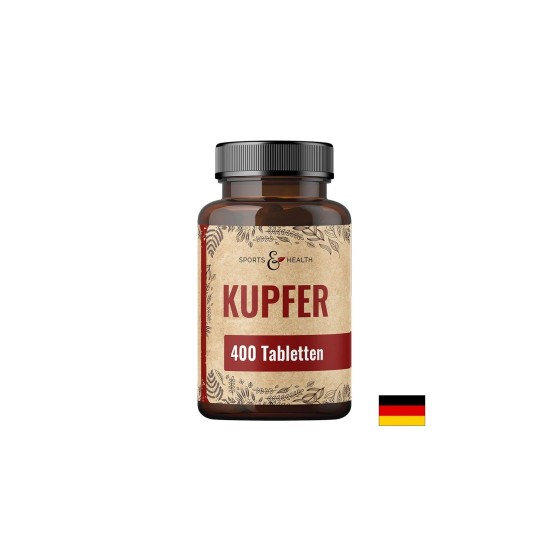 Мед 2 mg (цитрат + глюконат) – Имунна система и антиоксидантна защита, 400 таблетки