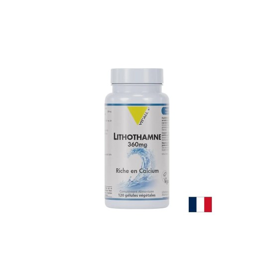 Литотамниум (червени водорасли, богати на калций) – За кости и зъби, 2160 mg, 120 веган капсули