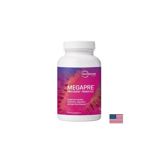 Пребиотична фибро-смес – Баланс на микробиома и имунна подкрепа, MegaPre™ Precision™, 4 g, 180 капсули Пребиотична фибро-смес – Баланс на микробиома и имунна подкрепа, MegaPre™ Precision™, 4 g, 180 капсули