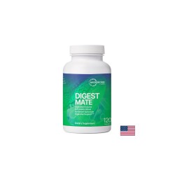 Храносмилателни ензими + пробиотици – При подуване, тежест и нарушено храносмилане, Digest Mate™, 570 mg, 120 капсули