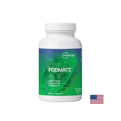 Ензимен комплекс – Подкрепа при FODMAP – при чувствителен и подут стомах, Fodmate™, 2540 mg, 120 капсули