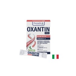 HMB 2000 mg + L-Карнитин 1000 mg + Зелен чай – Контрол на теглото и кето баланс, Oxantin Med Slim Keto Energy+, 15 сашета