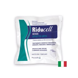 Компресни превръзки при подуване и тежест в краката с Готу кола + Есцин + Кофеин Riducell, 2 бр