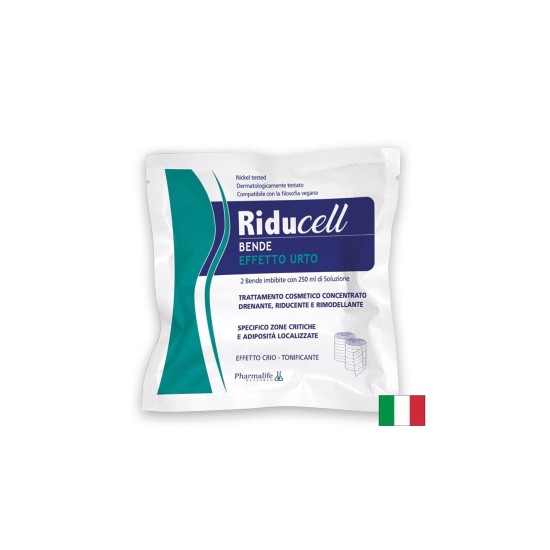 Компресни превръзки при подуване и тежест в краката с Готу кола + Есцин + Кофеин Riducell, 2 бр