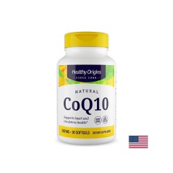 Коензим Q10 (Убиквинон) – Сърдечно-съдова подкрепа и клетъчна енергия, 200 mg, 30 софтгел капсули