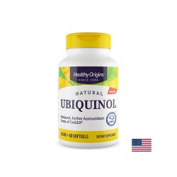 Коензим Q10 (Убиквинол Kaneka®) – Активна форма за сърдечно-съдово здраве и клетъчна енергия, 50 mg, 60 софтгел капсули
