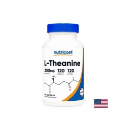 L-Теанин – За намаляване на стреса и по-добра концентрация, 200 mg, 120 капсули