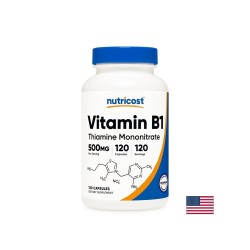 Витамин B1 – Нервна система и енергия, 500 mg, 120 капсули