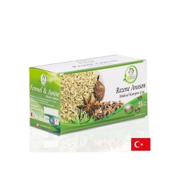 Билков чай с копър и анасон – При подут корем, газове и тежест, 25 пакетчета
