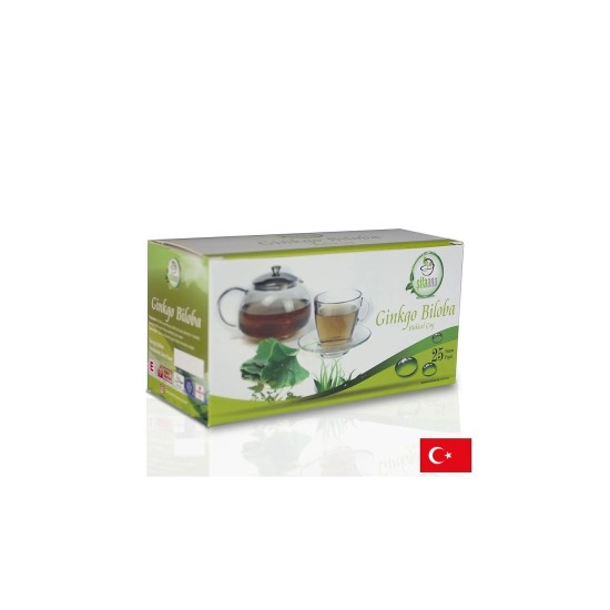 Билков чай Гинко билоба – Памет, концентрация и кръвообращение, 25 пакетчета