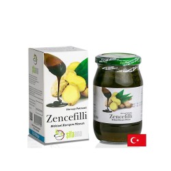 Билкова паста с джинджифил и рожков – При кашлица, възпалено гърло и настинка, 430 g