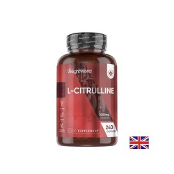 L-Цитрулин – Издръжливост, сила и сърдечносъдова подкрепа, 3000 mg, 240 капсули