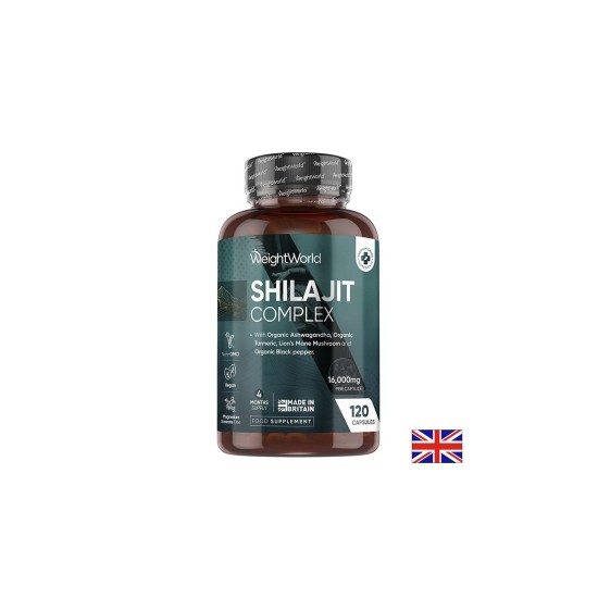 Шилажит комплекс Енергия, адаптация и умствена яснота 120 капсули