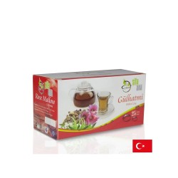 Билков чай Градинска ружа – За гърло и дихателен комфорт, 25 пакетчета