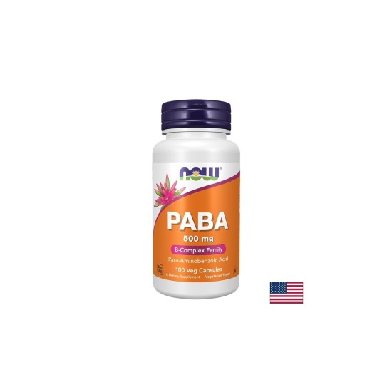 Пара-аминобензоена киселина 500 mg, PABA, 100 капсули