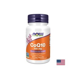 Коензим Q10 100 mg + глог 400 mg, CoQ10 with hawthorn berry, 30  капсули