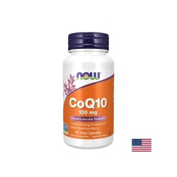 Коензим Q10 100 mg + глог 400 mg, CoQ10 with hawthorn berry, 90 капсули