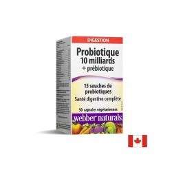 Пробиотик 10 млрд. + пребиотик – Баланс на храносмилането и силен имунитет, 50 капсули