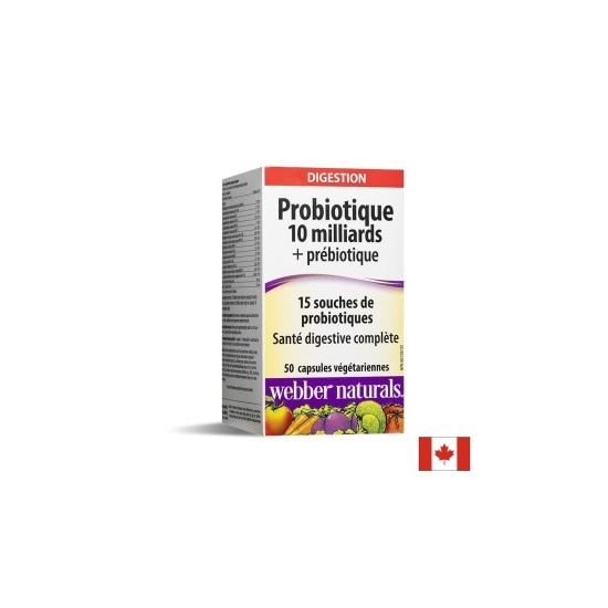 Пробиотик 10 млрд. + пребиотик – Баланс на храносмилането и силен имунитет, 50 капсули