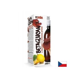 Бета-глюкани от рейши + витамин C – За силен имунитет, 200 ml сироп с вкус на лимон