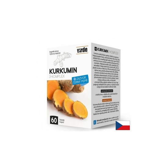 Куркумин 400 mg + Джинджифил 350 mg + Черен пипер – За здрави и подвижни стави, 60 капсули