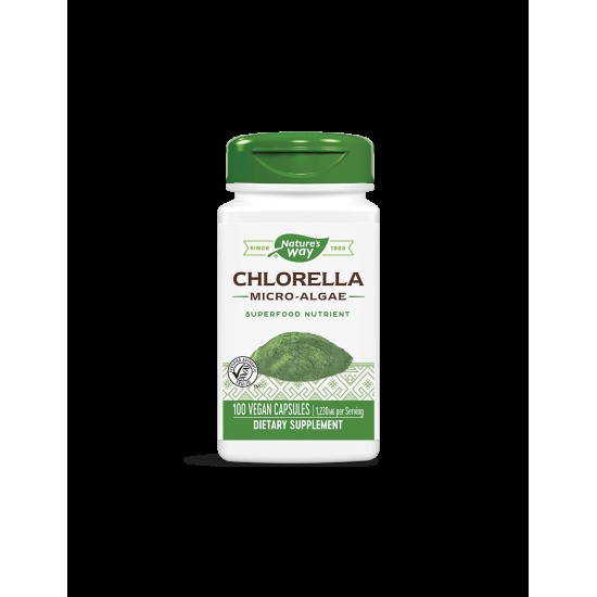 Chlorella Micro-Algae/ Хлорела (микро-водорасли) 410 mg х 100 капсули Nature’s Way