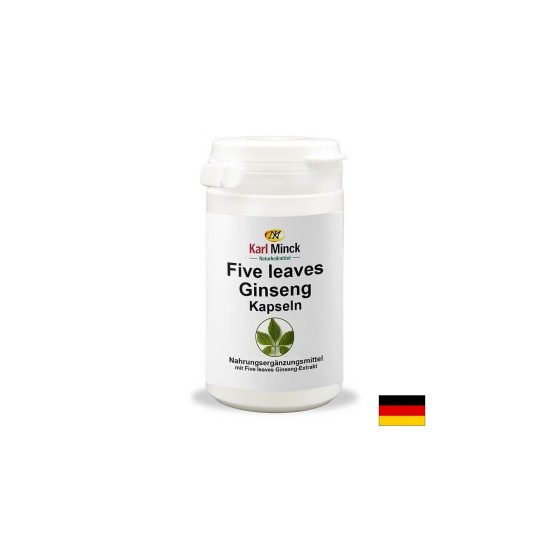 Five leaves Ginseng - Джиаогулан (Гиностема) 400 mg, 60 капсули Karl Minck