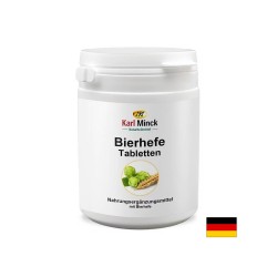 Bierhefe - Бирена мая, 400 таблетки Karl Minck