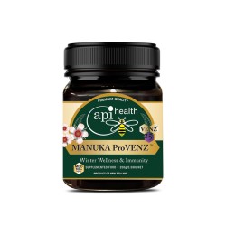 Пчелен мед Манука с пчелна отрова и прополис Pro VENZ MGO 100+ Защита на гърлото и подкрепа на имунната система 250 g