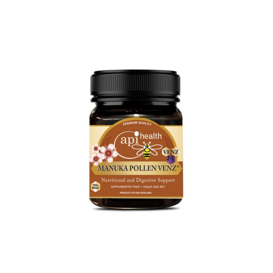 Пчелен мед Манука с пчелна отрова и пчелен прашец PollenVENZ MGO 100+ Енергия и имунна подкрепа 250 g