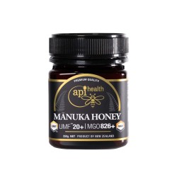 Пчелен мед Манука UMF™ 20+ / MGO 826 Висока активност за защита от настинки и грип и възстановяване 250 g