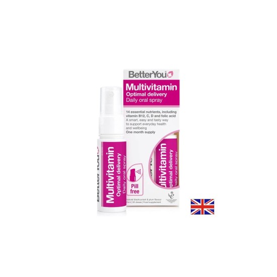 Мултивитамини – Енергия, имунна защита и метаболитен баланс, 32 впръсквания, спрей 25 ml