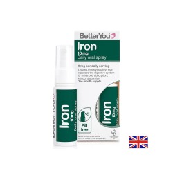 Желязо – Подкрепа при ниски нива на хемоглобин и умора, 10 mg, 32 впръсквания, 25 ml спрей