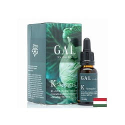 Витамин K1 455 μg + K2 45 μg K-Komplex – Нормално кръвосъсирване и костно здраве, 30 дневни дози, 20 ml капки