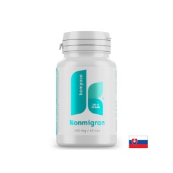 Нонмигран – При мигрена, чувствителност към светлина и стрес, 60 дневни дози, 60 капсули