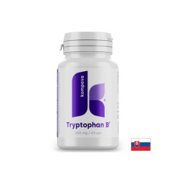 L-триптофан 490 mg + витамини B6 и B3 – Спокоен сън и емоционален баланс, 60 дневни дози, 60 капсули