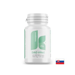 DAO 180 000 HDU + Витамин C и B6 – При хистаминова чувствителност, 60 капсули