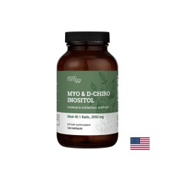 Мио-инозитол 2000 mg + D-хиро-инозитол 50 mg – Хормонален баланс и метаболитна подкрепа, 120 капсули