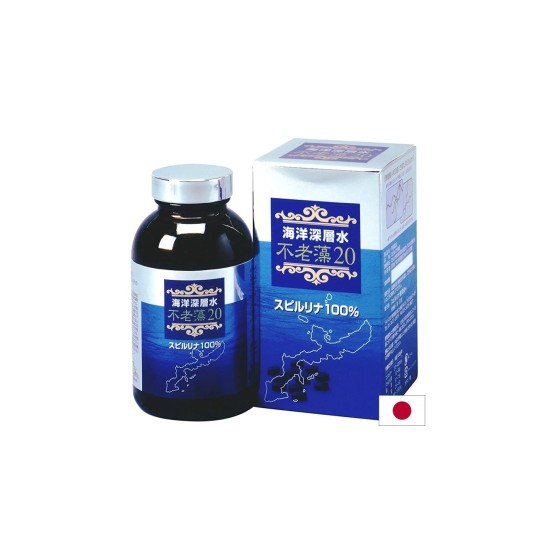 Спирулина Furousou (дълбоководна, с висока концентрация) – Енергия и имунитет, 2000 mg, 1000 таблетки