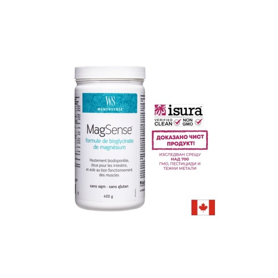 MagSense® Magnesium Bisglycinate Formula/ Магнезий бисглицинат формула 400 g Natural Factors