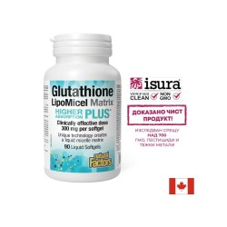 Антиоксидант - Глутатион LipoMicel Matrix, 300 mg x 90 софтгел капсули Natural Factors